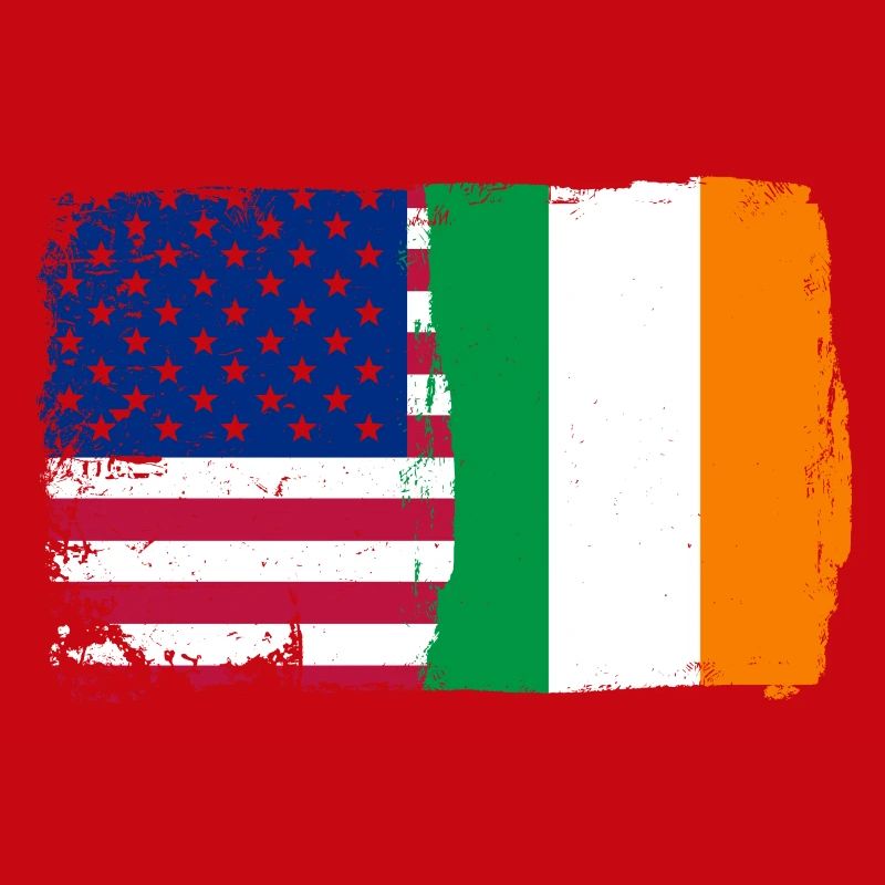 Fusion de drapeaux : étoiles et trèfle