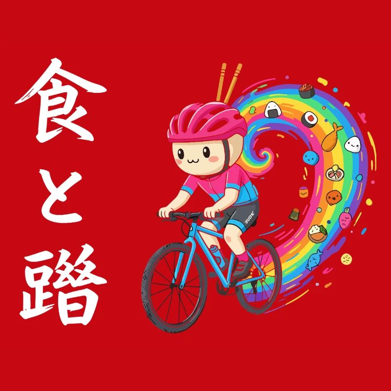 Rainbow Ride : Cycliste de Trails Foodie