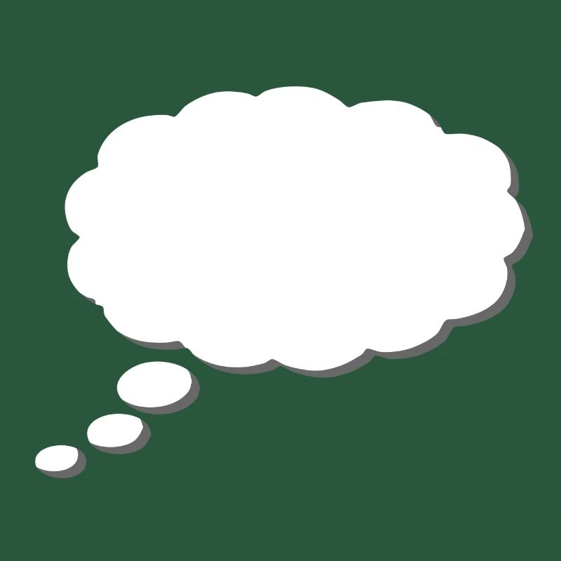 Nuage de pensée, Thinkbubble. Pour personnaliser