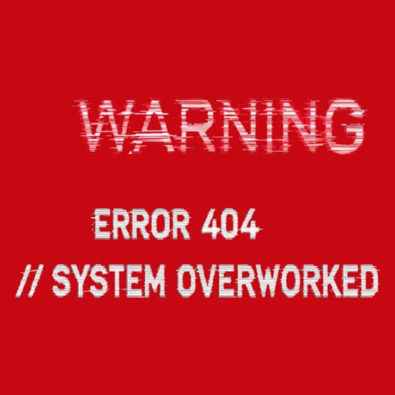 Fehlerwarnung – Systemfehler 404