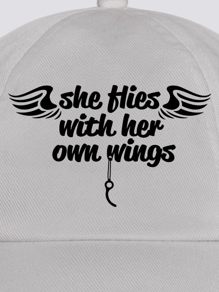 She flies...