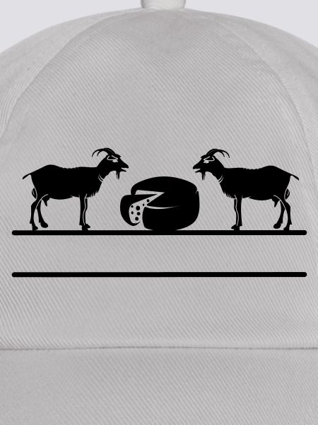 Ziegenkäse-Monogramm.