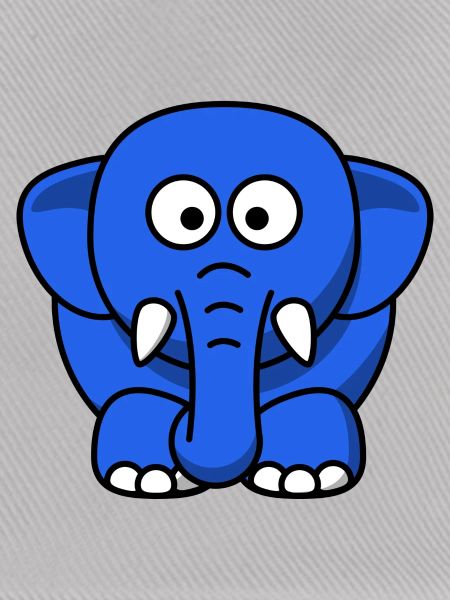 blauer Elefant