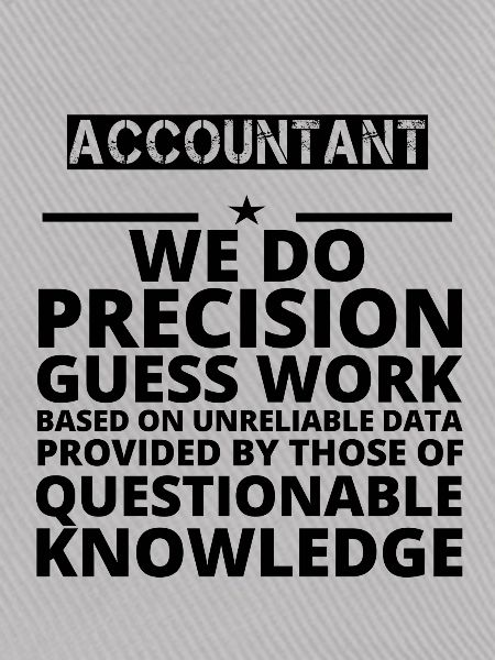 gift problem precision job ACCOUNTANT
