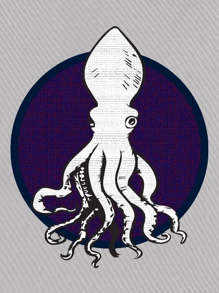 Weißer Octopus
