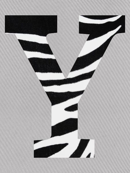 Buchstabe und Zebra