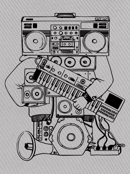 Electro man sound system