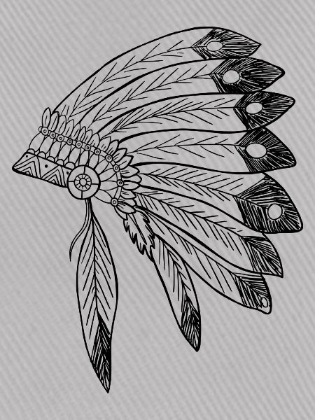 Indianer Schmuck Kopfbedeckung