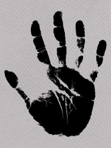 Hand Abdruck