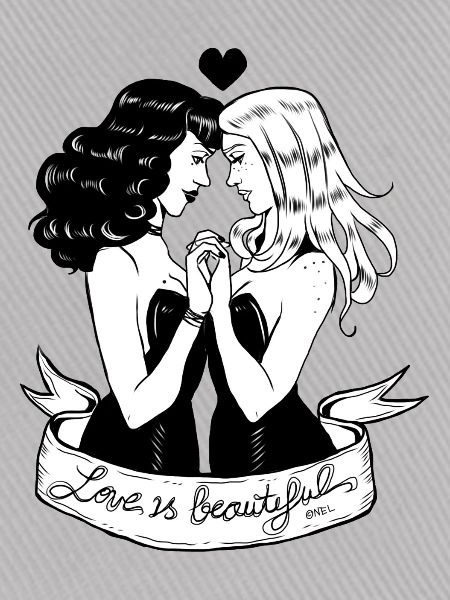 Love Is Beautiful (white/gray)