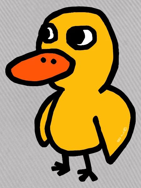 Karikatur Ente