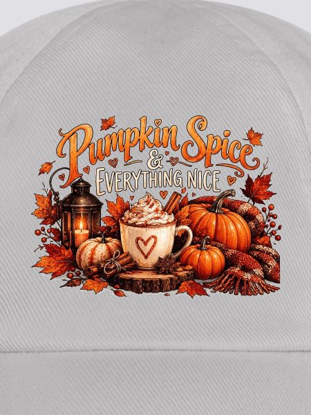 Pumpkin Spice Everything Nice Kürbis Herbstmotiv