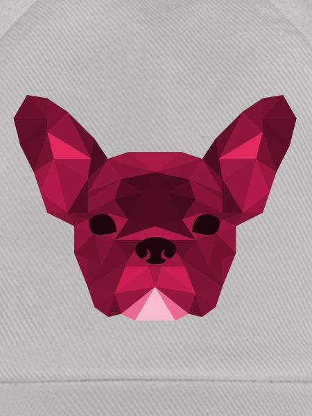 Low Poly Frenchie pink