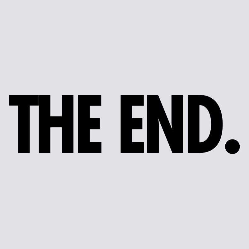 the end.