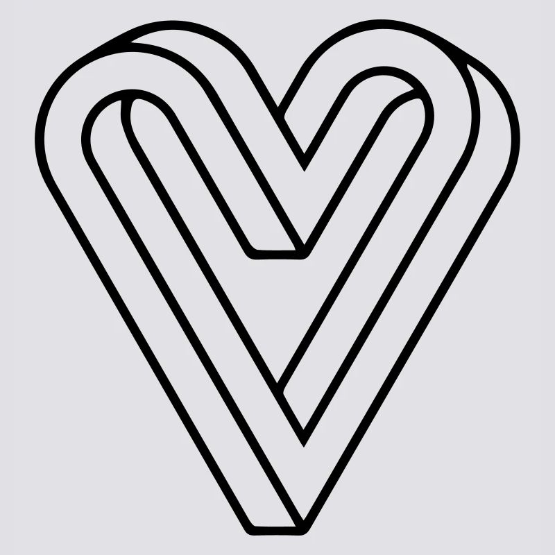 Impossible Heart, Optical Illusion, Infinity Love