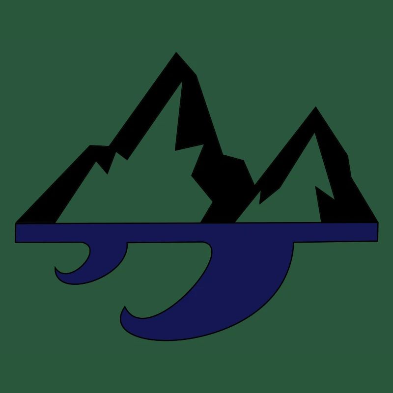 Mountain & wave