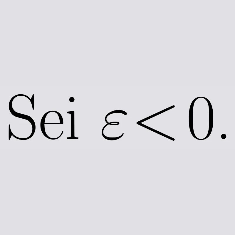 Sei epsilon < 0. Geschenk Idee