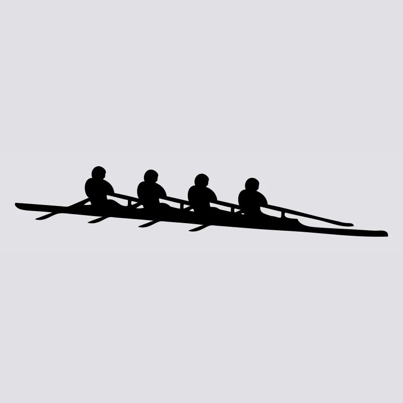 Rudern 4 Quad-Schädel scull Ruderboot