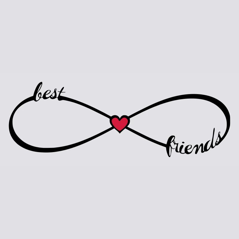 best friends forever BFF beste Freunde Infinity 8