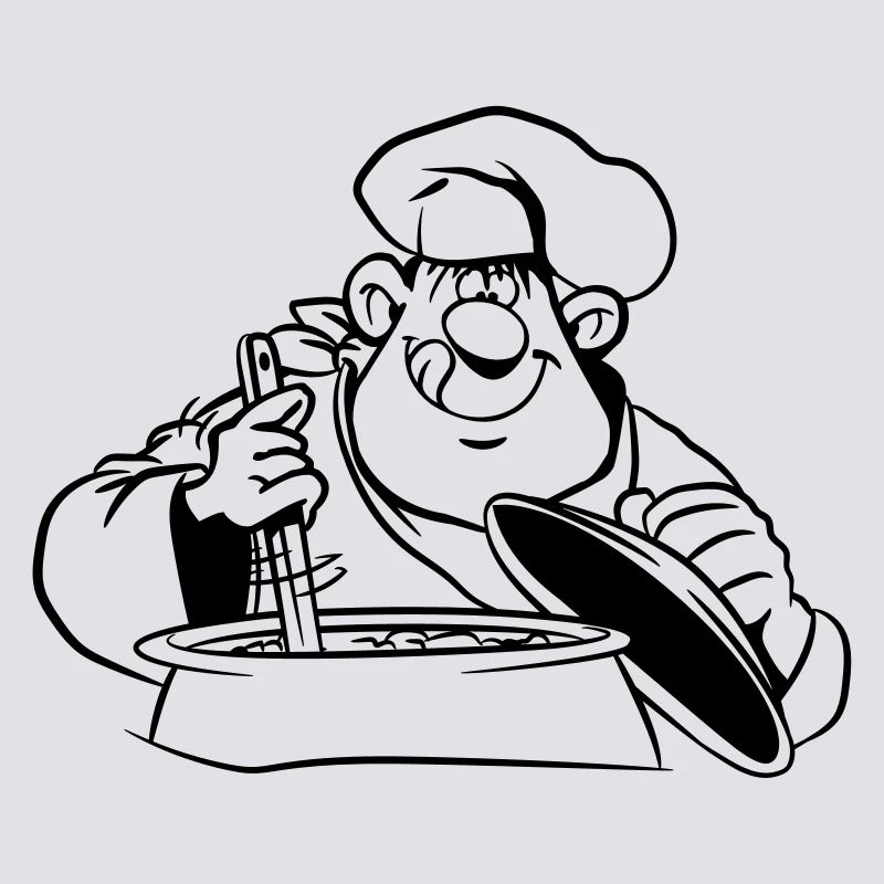 kochen koch comic witzig