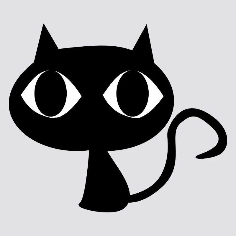 Schwarze Katze