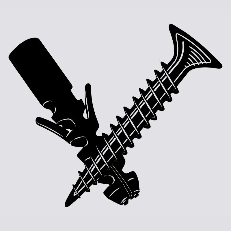 Screw and plug