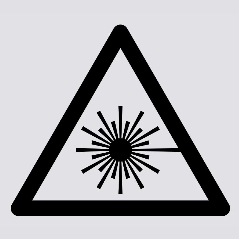 Gefahrensymbol - Laser Light