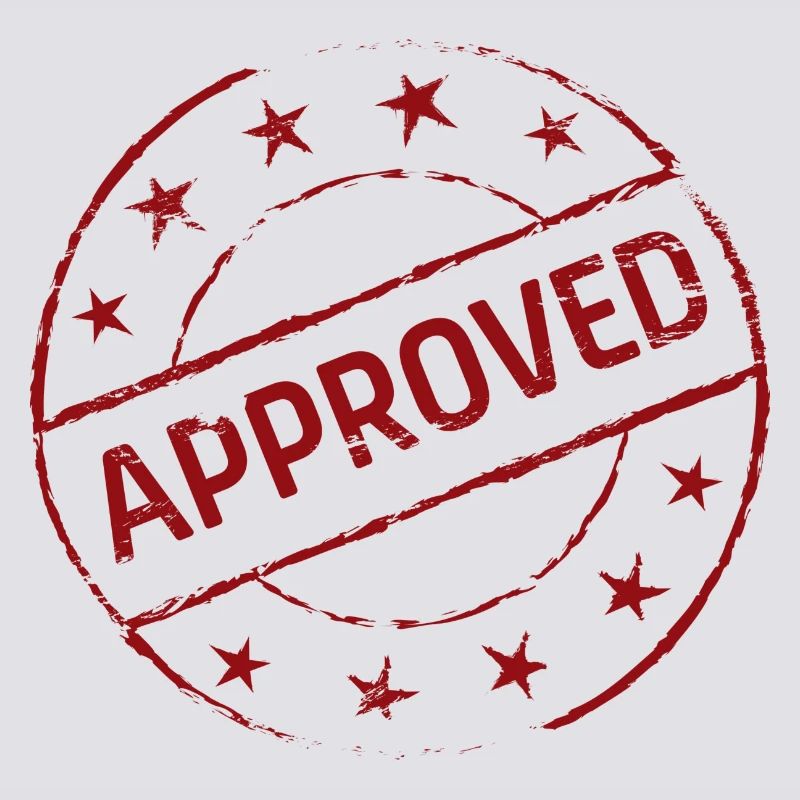 Approved Symbol Geschenk Geschenkidee