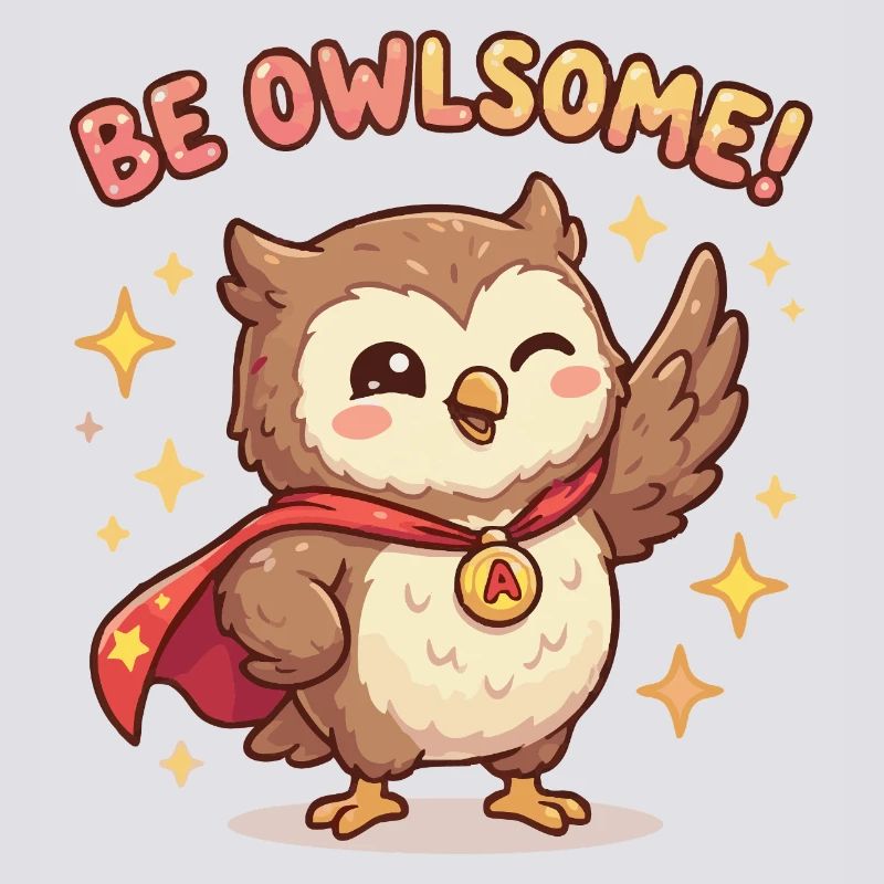 Be Owlsome Superhelden-Eule