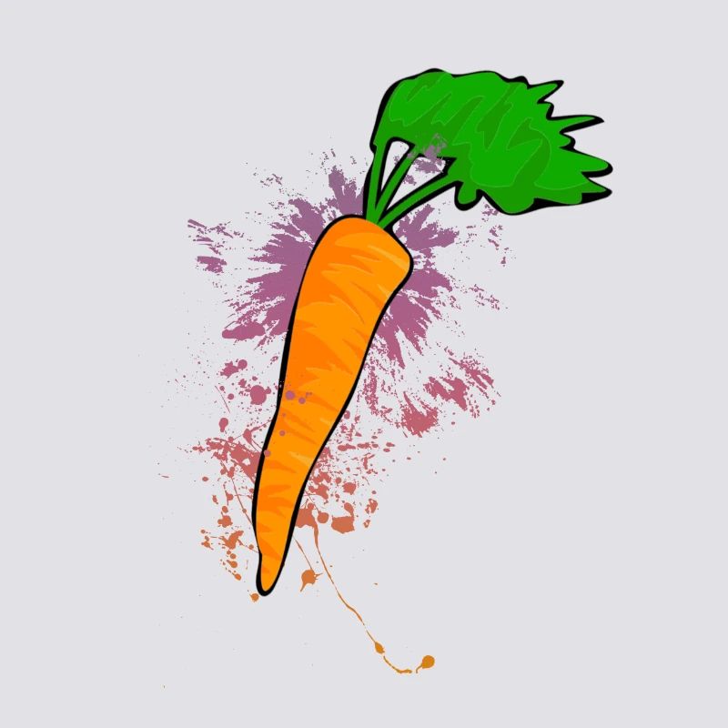 Möhren Farbexplosion