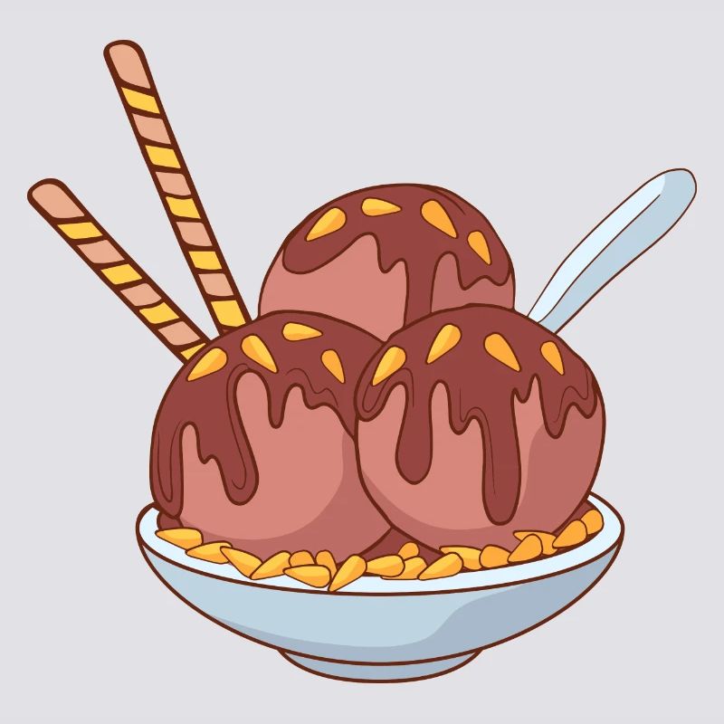 Eis Speiseeis Eiskrem Eiscreme Kugeleis Eisbecher