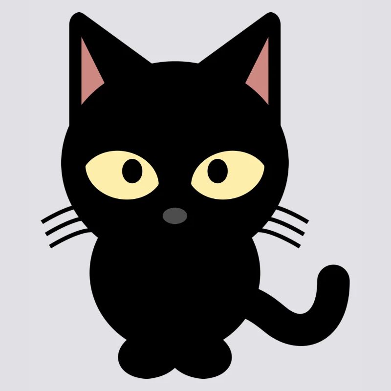Schwarze Katze