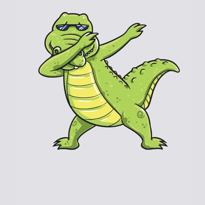 Dabbing Dab Tanz Krokodil Geschenk Geburtstag Kind