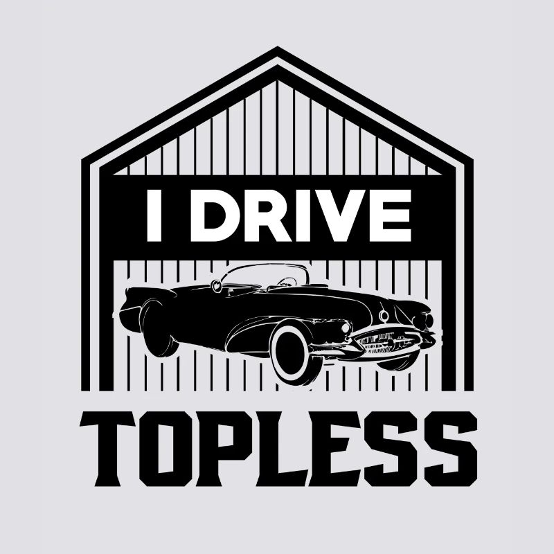 Cabrio ohne Dach Tshirt Geschenk