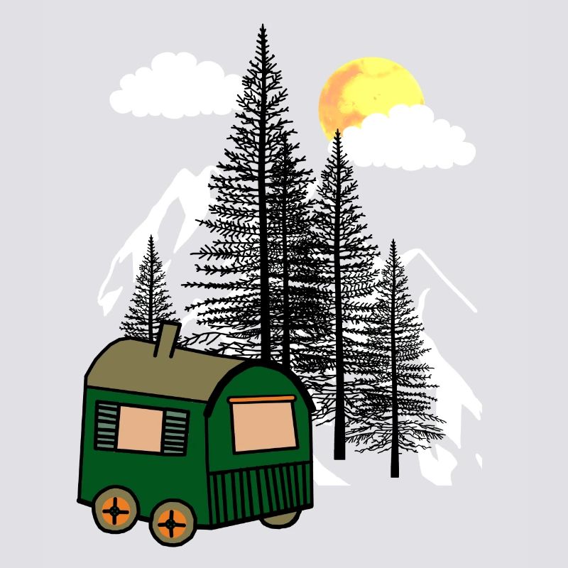 Construction trailer nature lovers eco nature exit flora