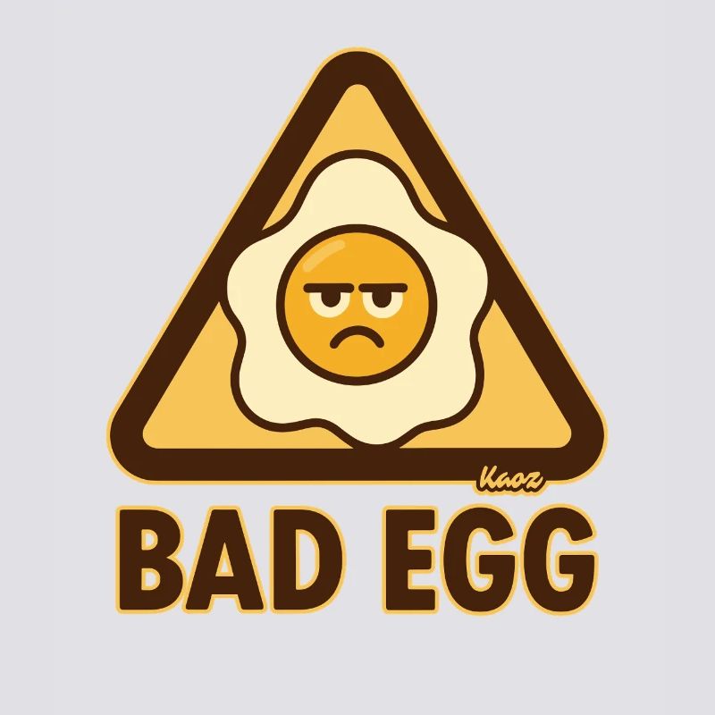 Bad egg with a bad mood