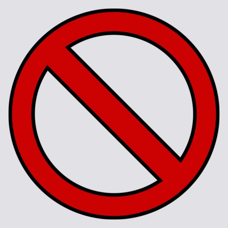 Prohibited signboard gift idea