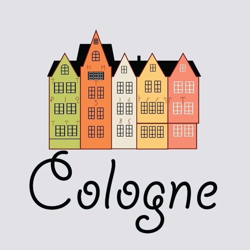 Cute cologne logo gift idea