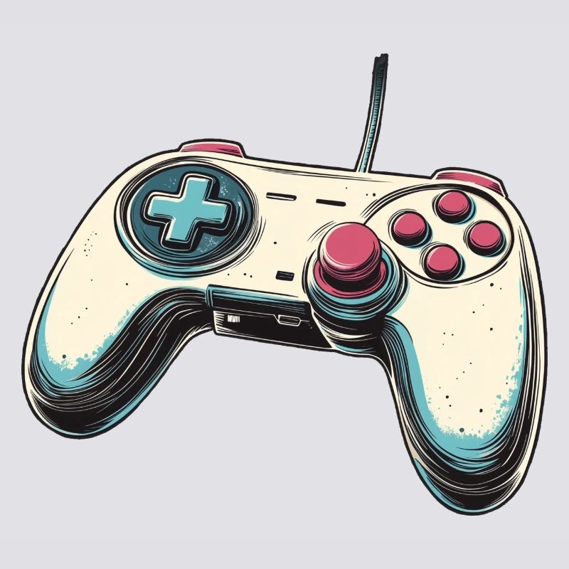 Gamepad, Gamepad, Controller Logo and Joystick
