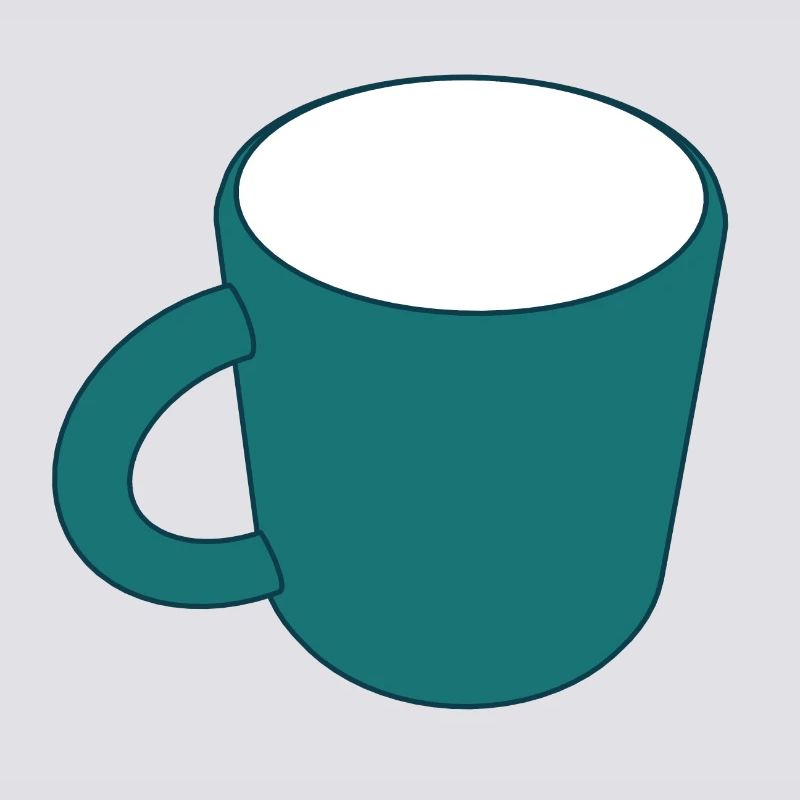 Empty coffee cup