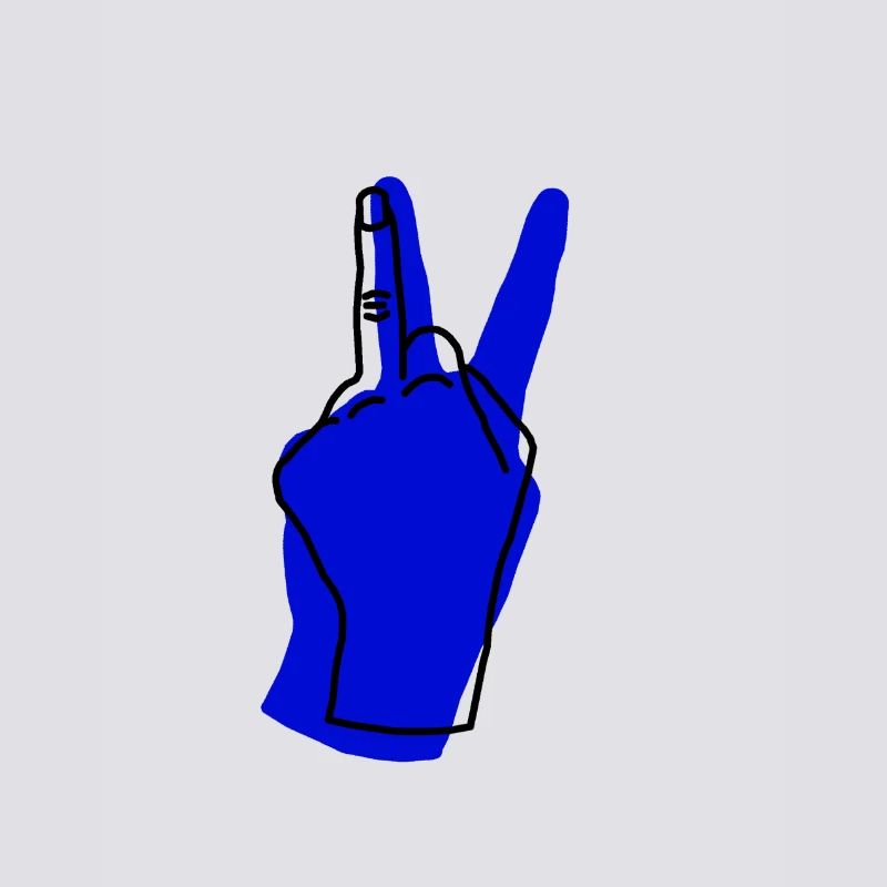 peace blue