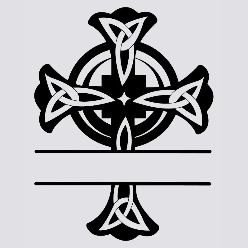 Keltisches Kreuz Logo oder Monogramm