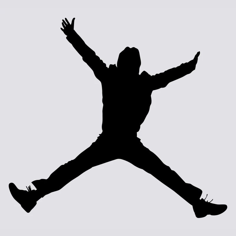Singer and Dancer Silhouette vector design