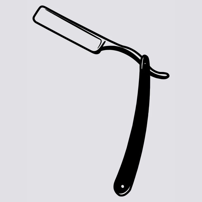Razor open transparent shadow image