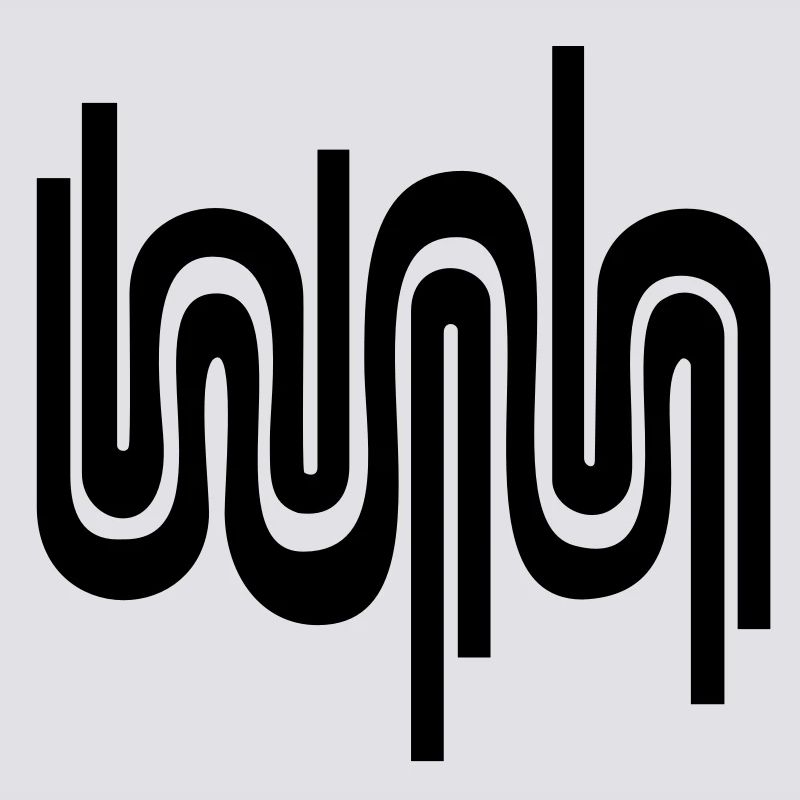 Abstract wave / 70s pattern