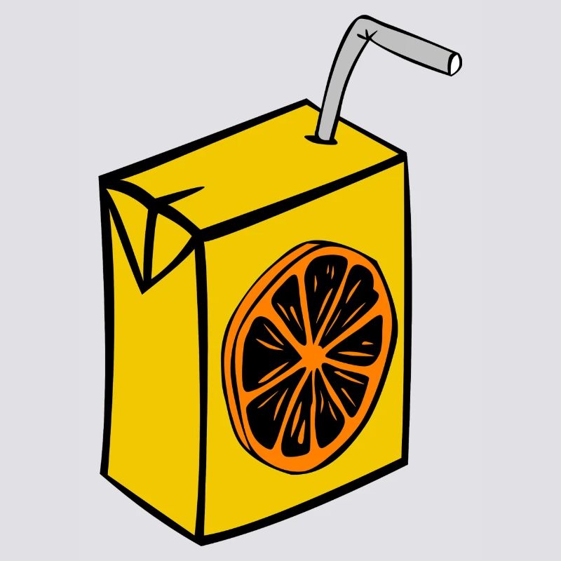 saft box karton einweg stroh orange getraenke