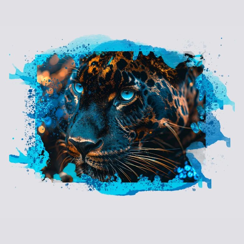 wildkatze,Tiger,Leopard,Pailletten,Glitzer,gold