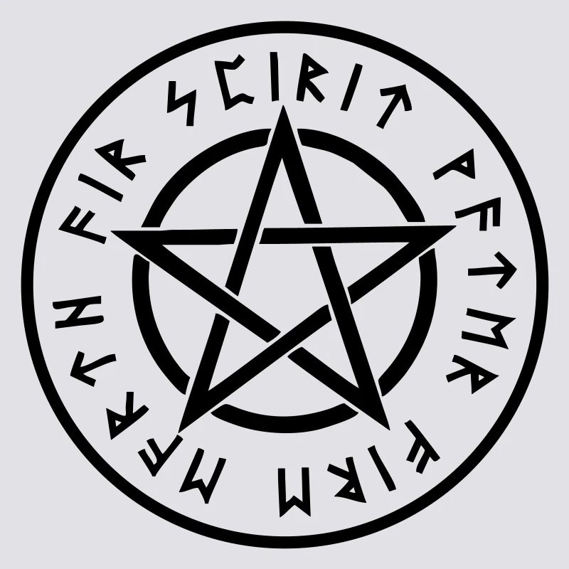Pentagram, pentacle, rune, runen, symbole, zeichen