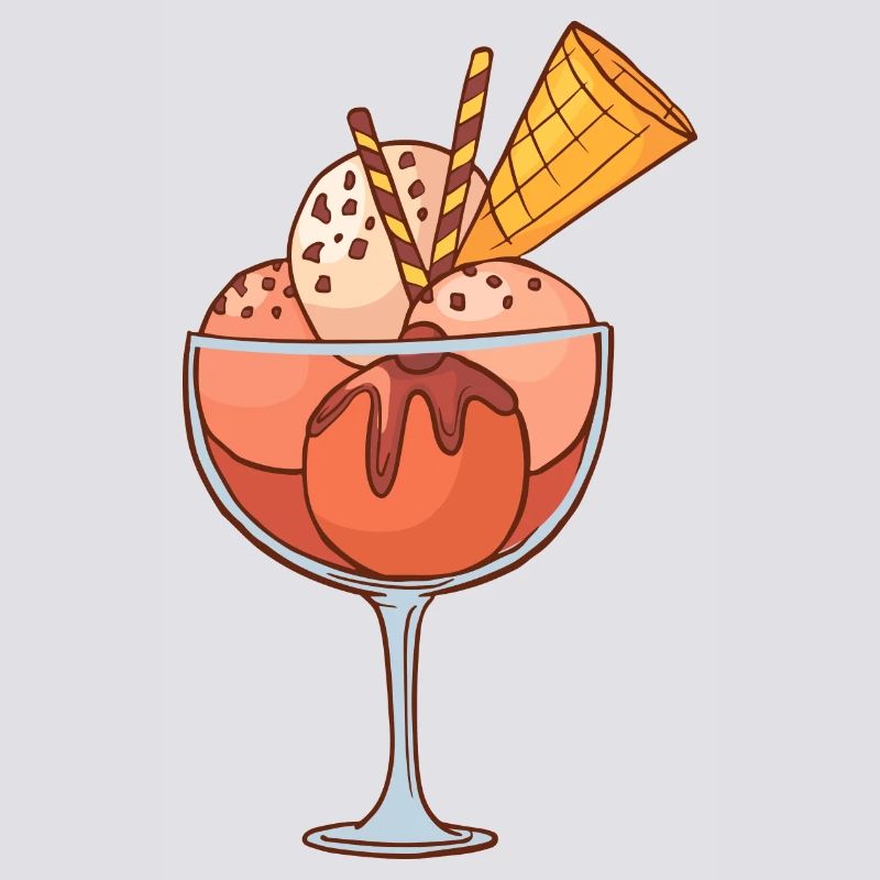 Eis Speiseeis Eiskrem Eiscreme Kugeleis Eisbecher