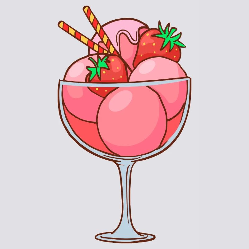 Eis Speiseeis Eiskrem Eiscreme Kugeleis Eisbecher